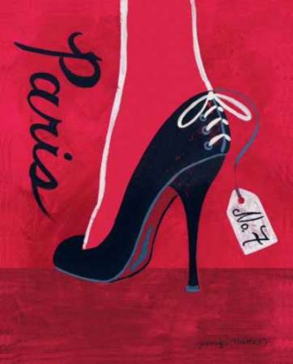 High Heels Paris Poster Print by Jennifer Matla - Item # VARPDXMLA016
